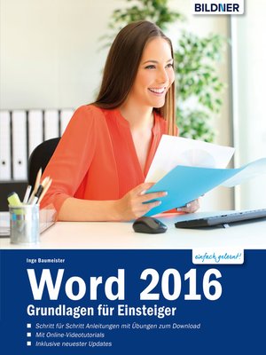 cover image of Word 2016--Grundlagen für Einsteiger